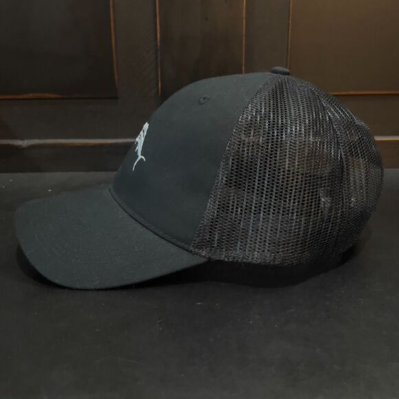 Tommy Bahama Black White Marlin Baseball Hat Cap Adjustable Strap - Picture 5 of 7